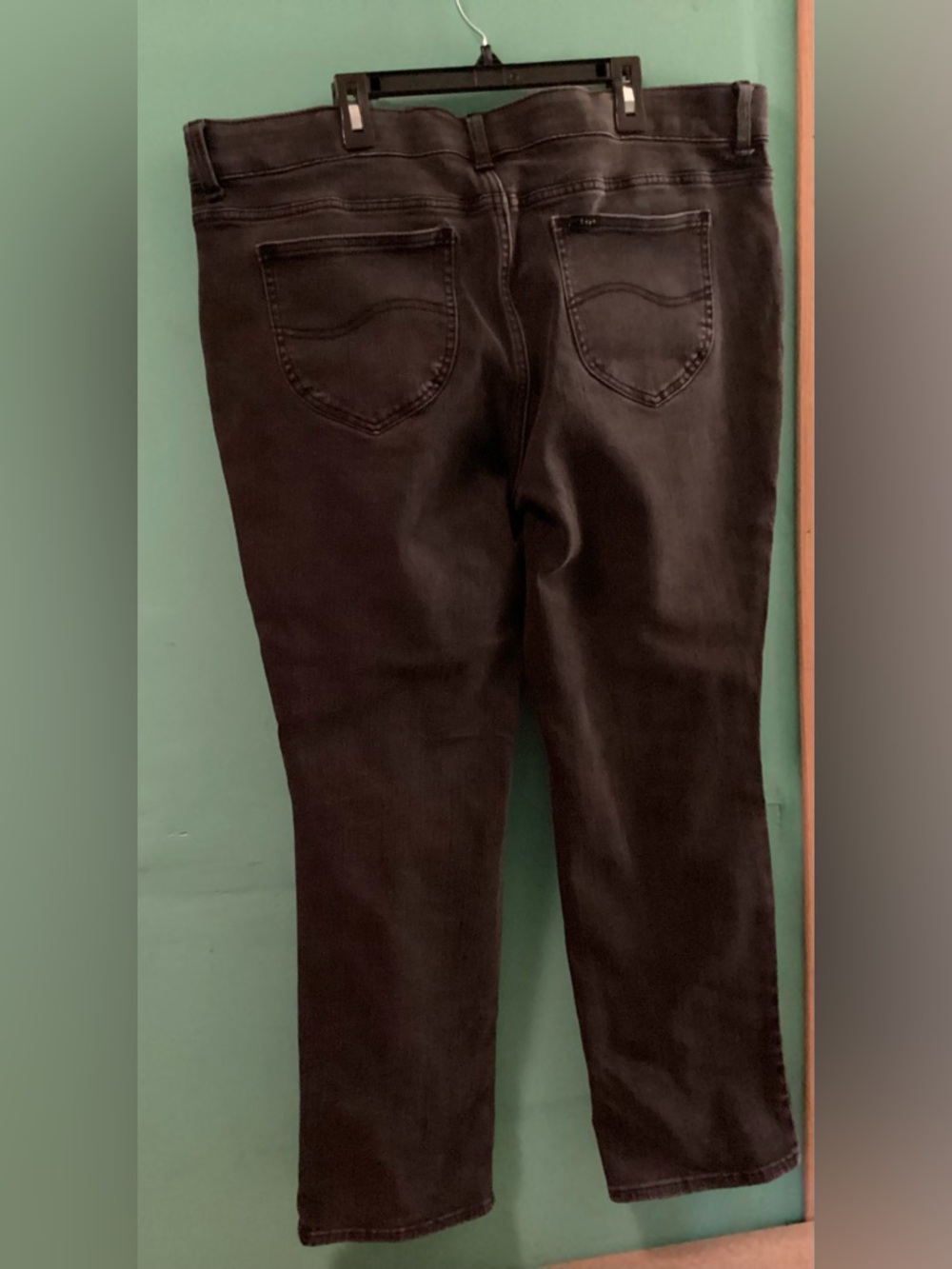 Lee Slim Fit Mid Rise Straight Leg Jeans Size 20W - Picture 3 of 14
